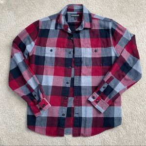 Express Men’s Plaid Flannel Shirt